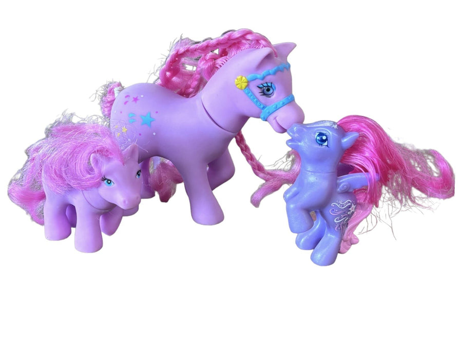 My Little Pony Set 3 Ponies Stars, Starsong, and Unmarked Pony