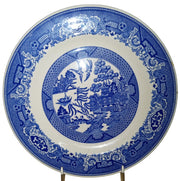 Blue Willow Mixed China Antique Homer Laughlin Vintage Set of 9 Pieces 1950s