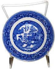 Blue Willow Mixed China Antique Homer Laughlin Vintage Set of 9 Pieces 1950s