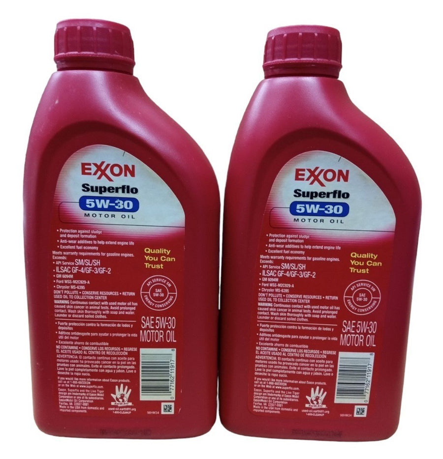 Exxon Motor Oil With Box Vintage Collectible Garage Automotive Care