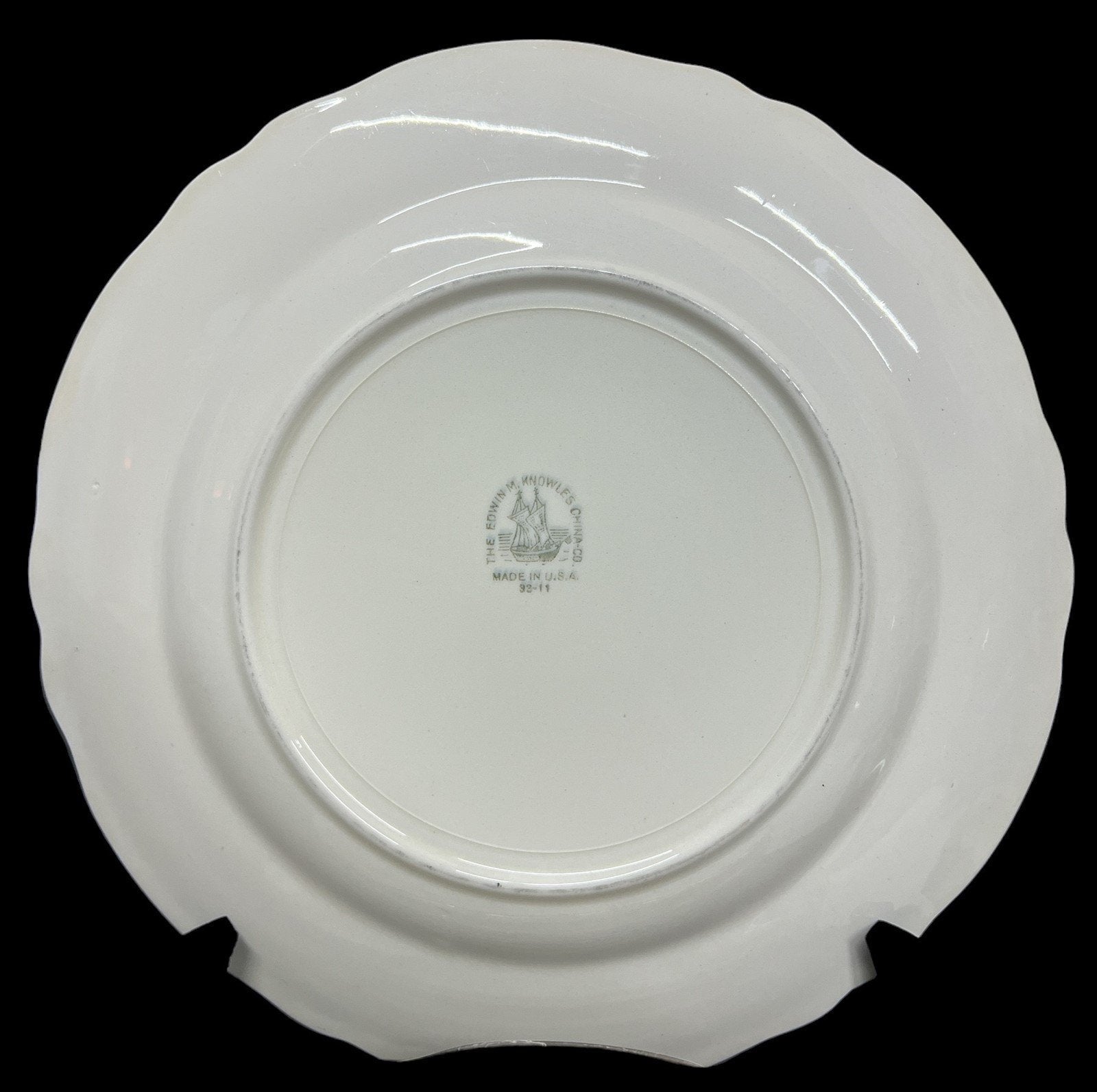 Edwin M. Knowles China Antique Made in USA Vintage 92-11 Set of 8 1930s