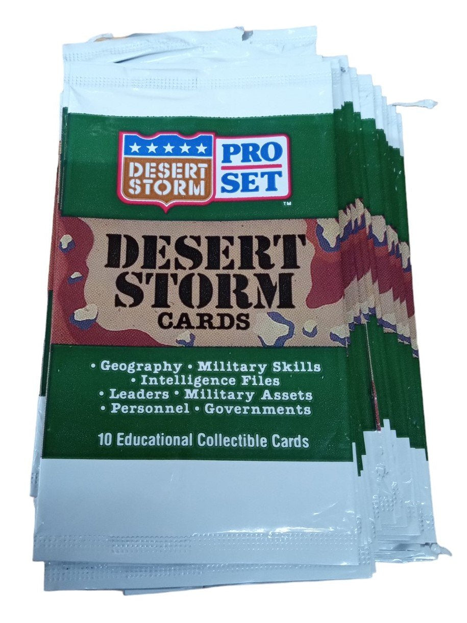 Pro Set & Topps Desert Storm Trading Cards Set Of 276 Vintage Educational