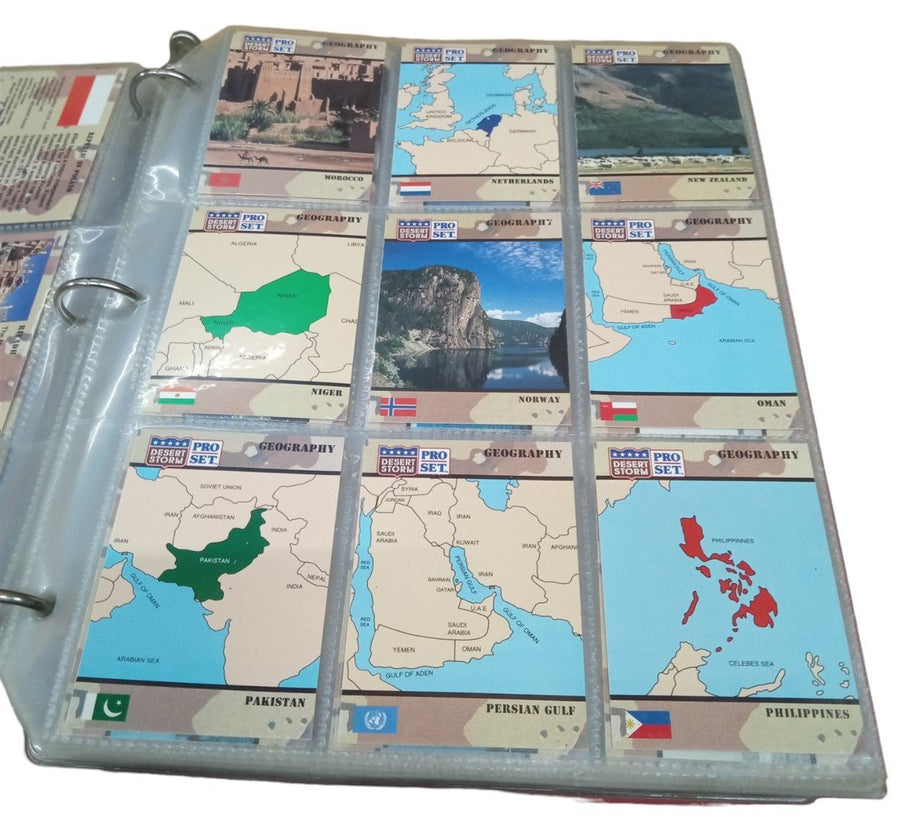 Pro Set & Topps Desert Storm Trading Cards Set Of 276 Vintage Educational