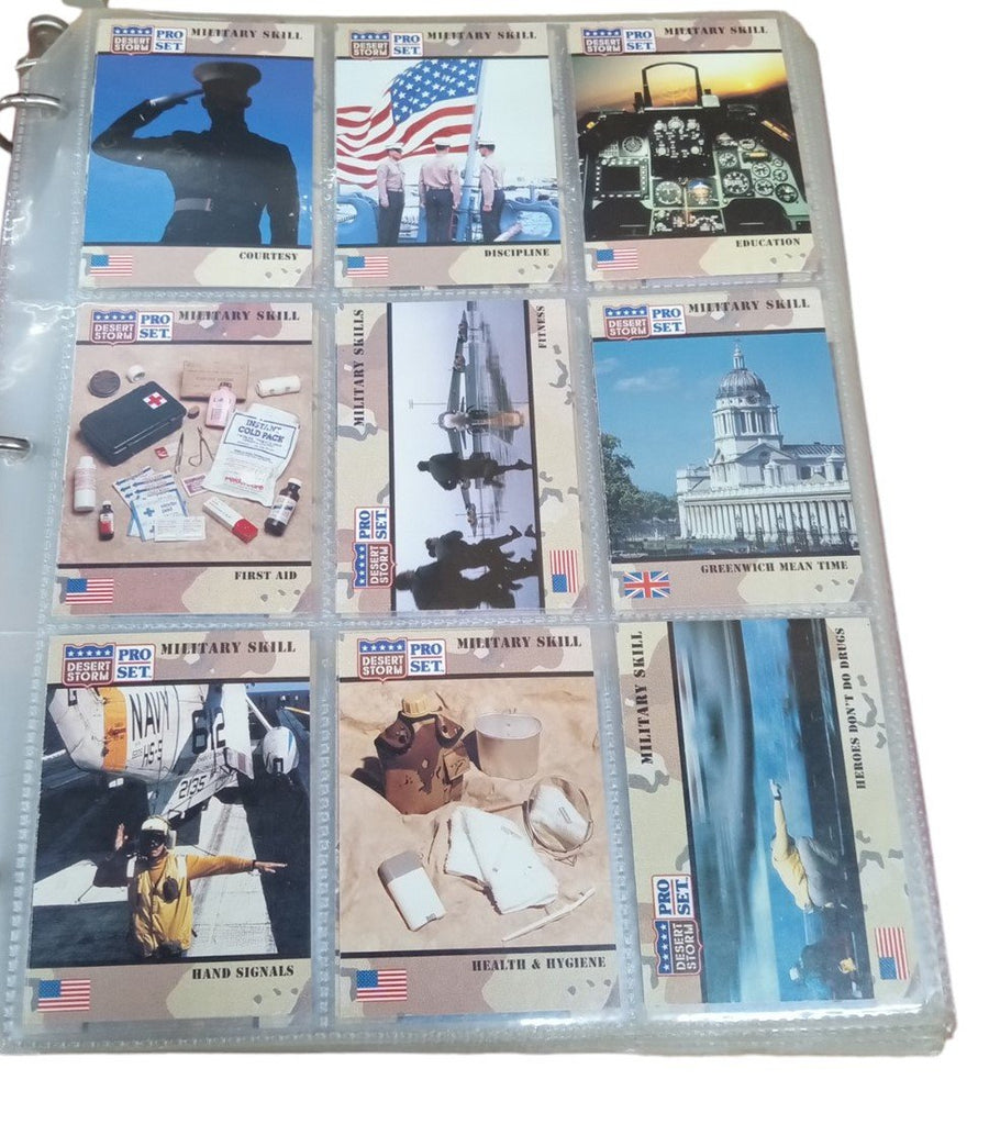 Pro Set & Topps Desert Storm Trading Cards Set Of 276 Vintage Educational