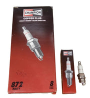 Champion Copper Plus Spark Plugs Set Of 7 Vintage Collectible Automotive Parts