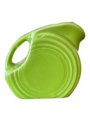 Fiesta - Chartreuse Green Mini Disk Pitcher Homer Laughlin Original Box