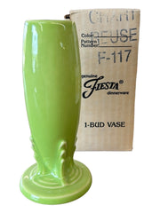 Fiesta - Chartreuse Green Bud Vase Homer Laughlin Ceramic Home Decor Retired HLC