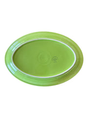 Fiesta - Chartreuse Green Large Oval Serving Platter Homer Laughlin Ceramic Dish