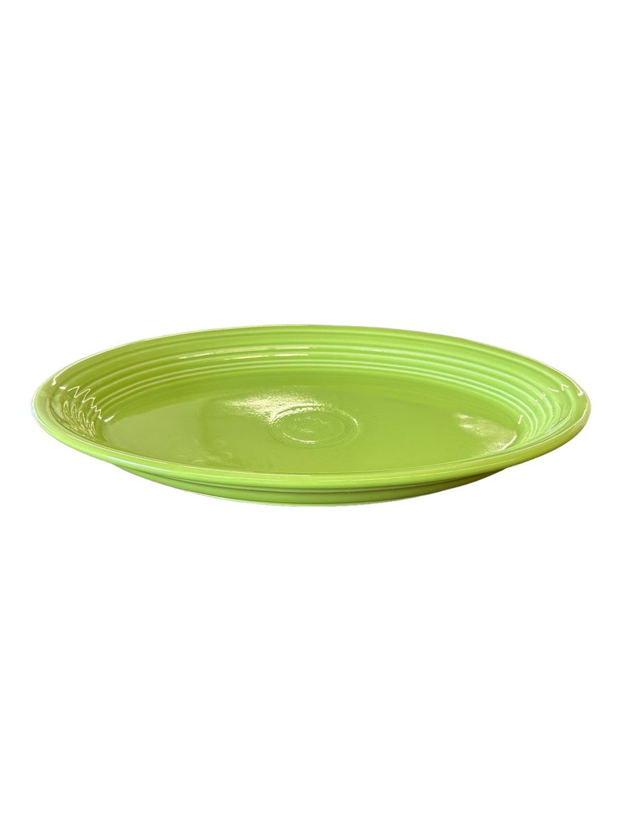 Fiesta - Chartreuse Green Large Oval Serving Platter Homer Laughlin Ceramic Dish