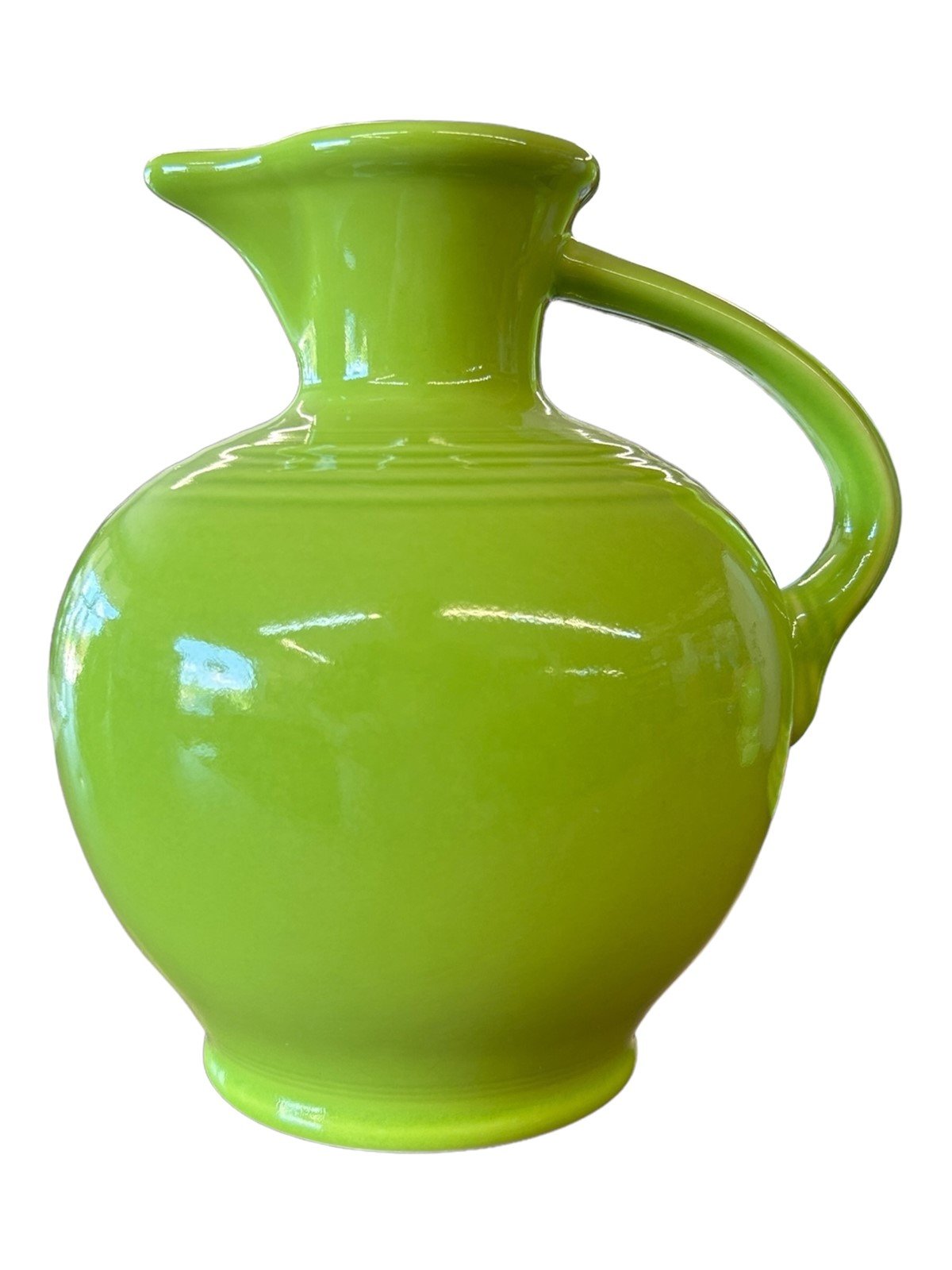 Fiesta - Chartreuse Green Carafe Homer Laughlin Ceramic Vase Pitcher Home Decor
