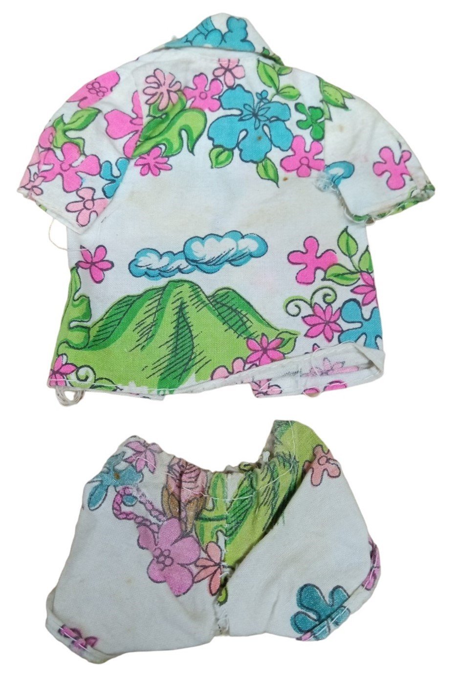 Ken Best Buy Hawaiian Shirt & Shorts Doll Outfit Doll Clothing Vintage