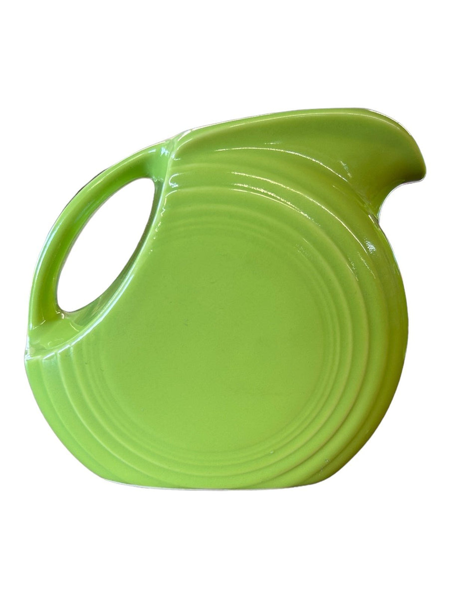Fiesta - Chartreuse Green 67OZ Large Disk Pitcher No Box Ceramic Homer Laughlin