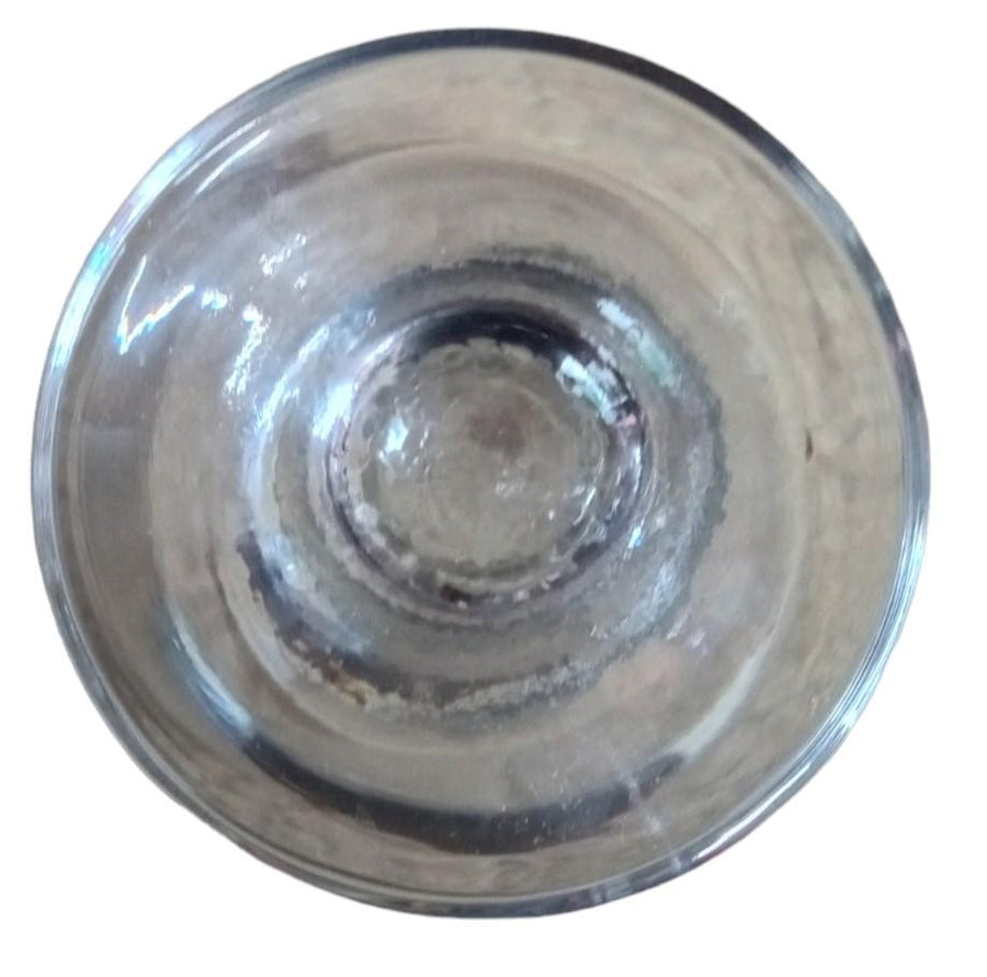 Pilsner Beer Glasses Antique Clear Goblet Vintage Set of 8