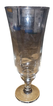 Pilsner Beer Glasses Antique Clear Goblet Vintage Set of 8