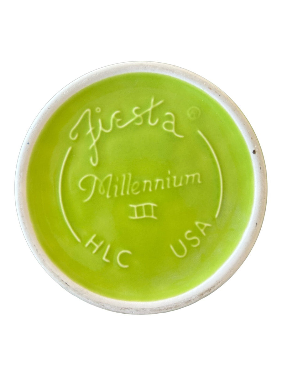 Fiesta - Chartreuse Green Millennium Vase III Y2K Homer Laughlin Ceramic Decor