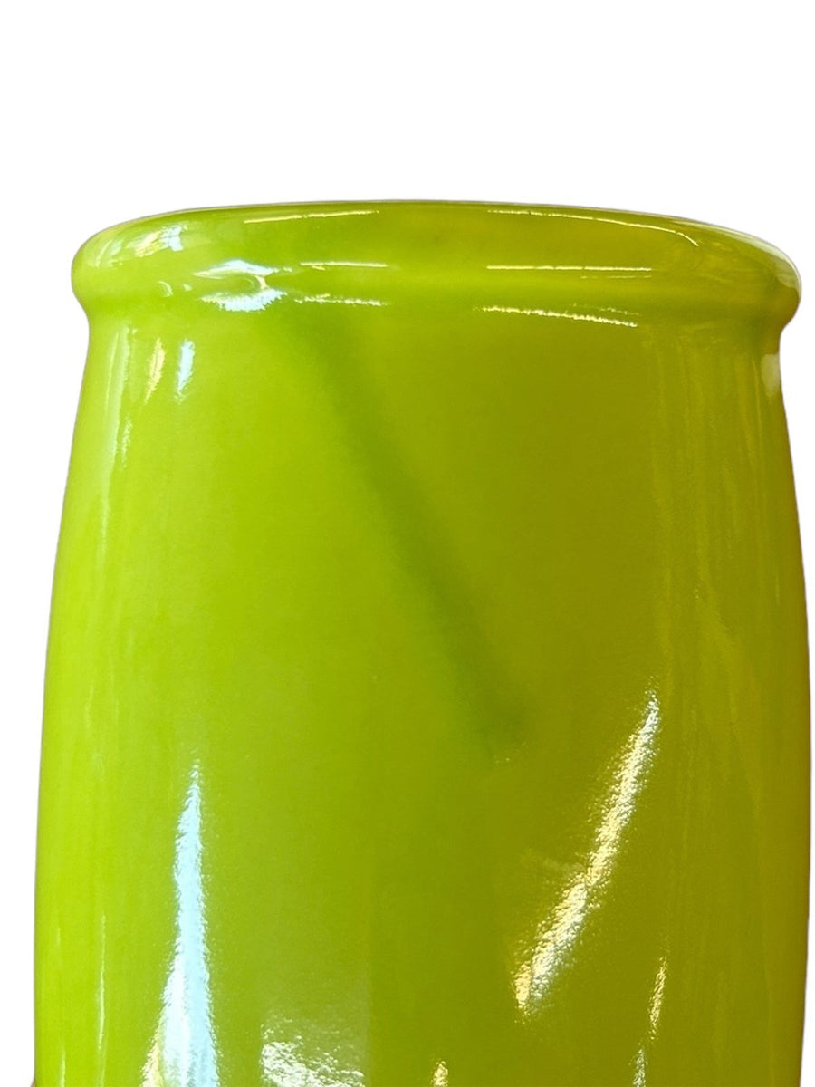 Fiesta - Chartreuse Green Millennium Vase III Y2K Homer Laughlin Ceramic Decor