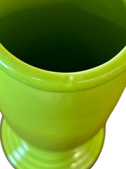 Fiesta - Chartreuse Green Millennium Vase III Y2K Homer Laughlin Ceramic Decor