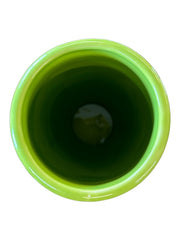 Fiesta - Chartreuse Green Millennium Vase III Y2K Homer Laughlin Ceramic Decor