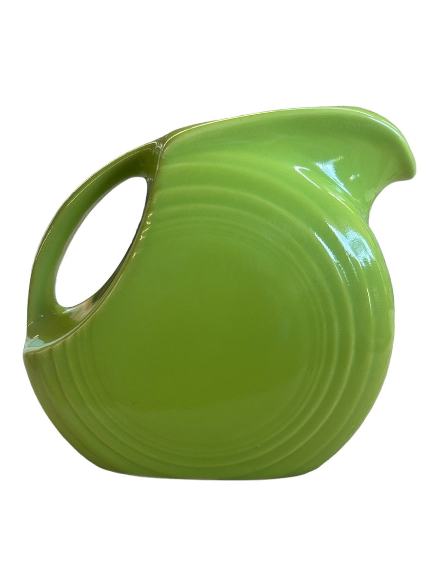 Fiesta - Chartreuse Green Small/Medium Disk Pitcher Homer Laughlin Kitchenware