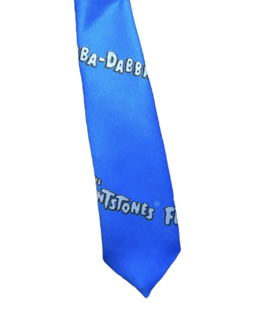 Flintstones Tie 1994 Ralph Marlin & Co Fred and Dino Polyester Necktie Accessory