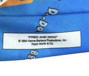 Flintstones Tie 1994 Ralph Marlin & Co Fred and Dino Polyester Necktie Accessory