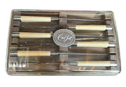 Carvel Hall Stainless Steel Kitchen Knife Set 8 Piece Steak Carving Bakelite