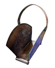 Pfaltzgraff Copper Napkin Holder Authentic Stoneware Floral Design