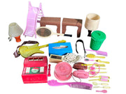 Barbie Doll House Accessories Lot of 29 Vintage Household Items