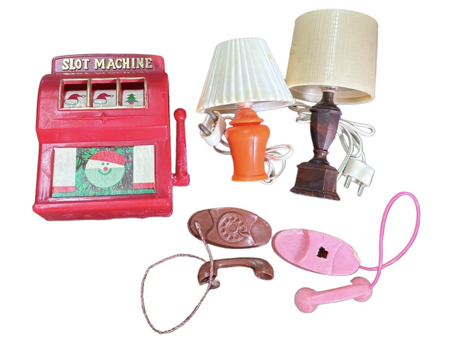 Barbie Doll House Accessories Lot of 29 Vintage Household Items