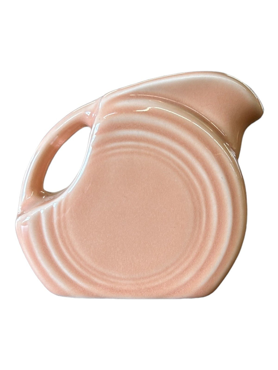 Fiesta -Apricot Peach Mini Disk Pitcher No Box Ceramic Homer Laughlin Home Decor