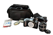 Nikon 40004s Camera Body Pro Spec 28-70 Lens Vivitar F3.5 Flash 283 2 Filter Set