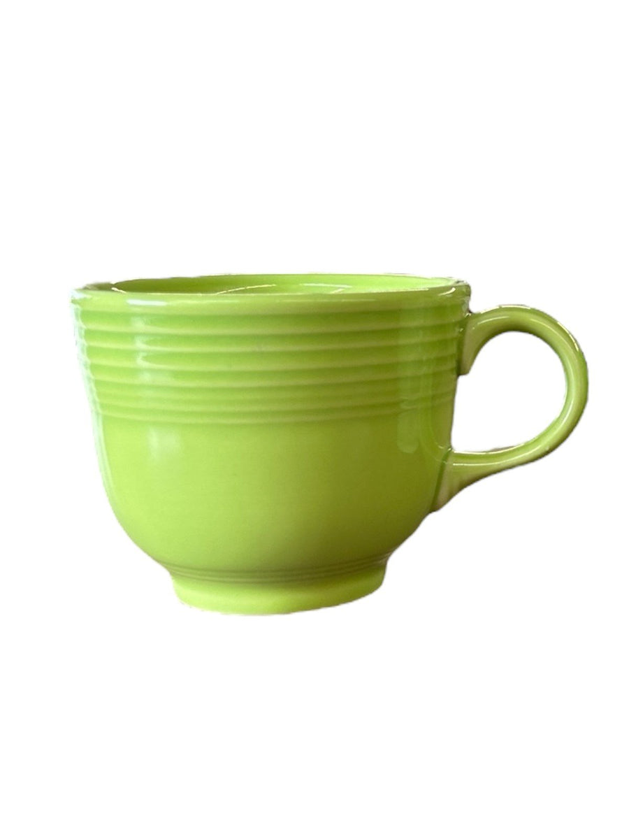 Fiesta - Chartreuse Green Teacup Homer Laughlin Ceramic Tea Set Drinkware Coffee