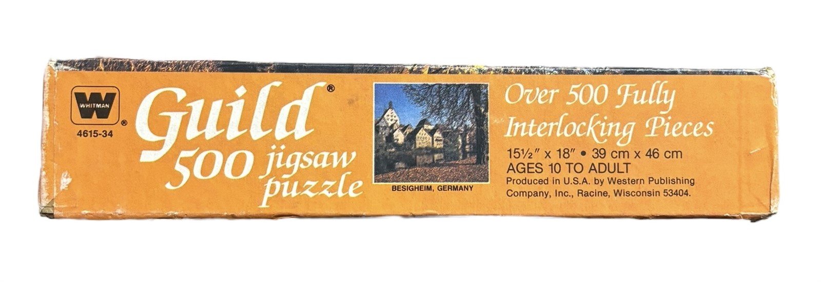 Guild Puzzle Whitman 500 Piece Vintage Picture Besigheim Germany 15.5" x 18"