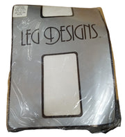 Leg Designs Panty Hose White Size C Fits 5'5" to 5'11" 125-155 Lbs. 100% Nylon