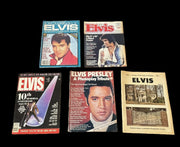 Elvis Presley Magazine Lot 5 Collectible Photography Tributes 1977-1987 Posters