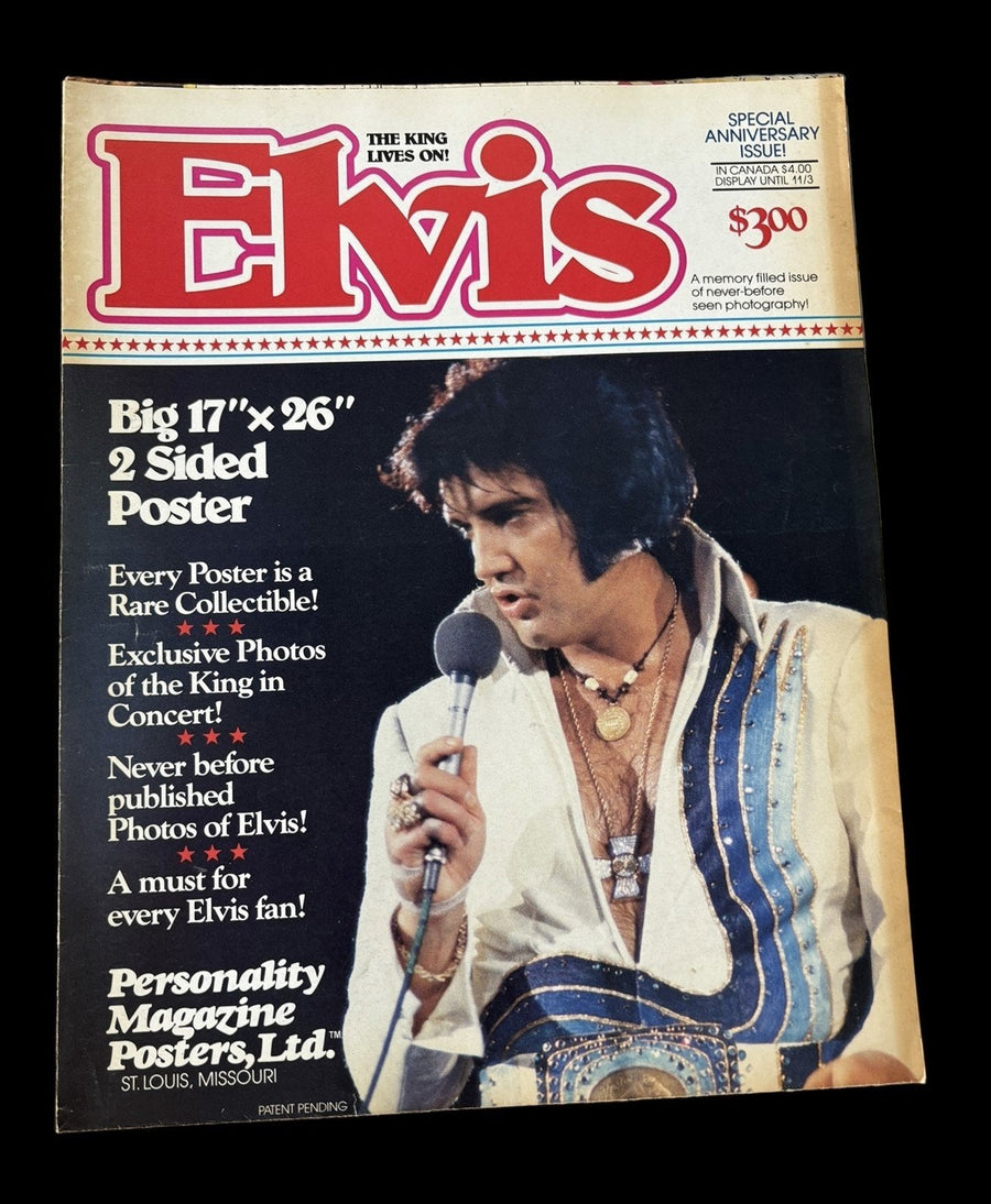 Elvis Presley Magazine Lot 5 Collectible Photography Tributes 1977-1987 Posters