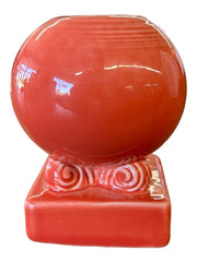 Fiesta - Persimmon Orange Bulb Candle Holder Homer Laughlin Ceramic Home Decor