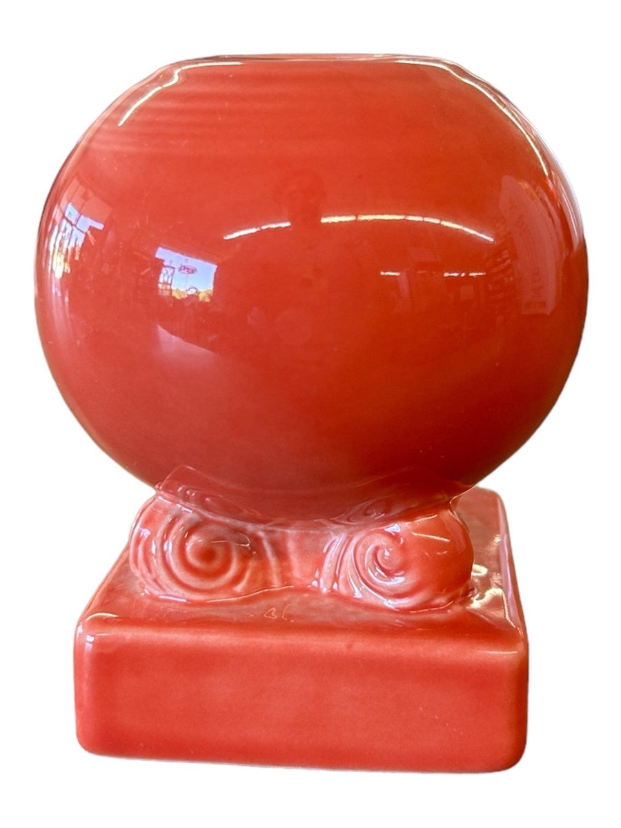 Fiesta - Persimmon Orange Bulb Candle Holder Homer Laughlin Ceramic Home Decor