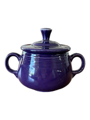 Fiesta - Plum Purple 4-Piece Sugar Bowl and Creamer Set with Tray Homer Laughlin