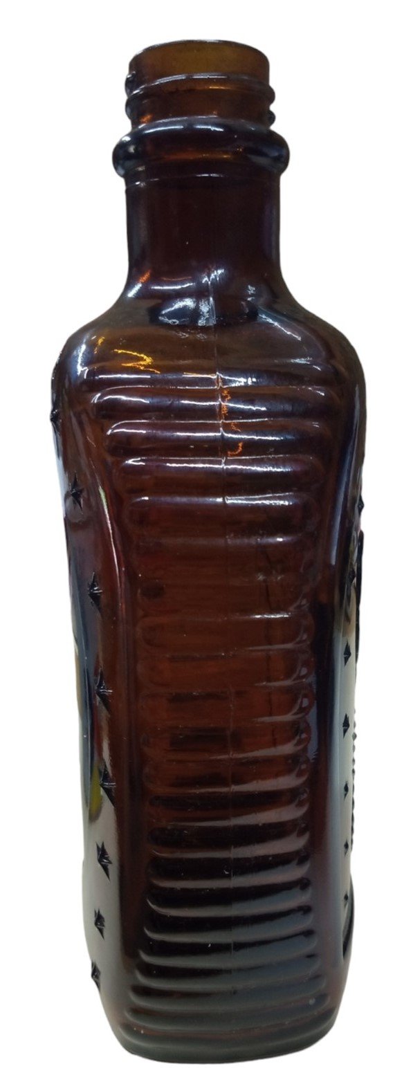 Log Cabin Maple Syrup Glass Bottle Vintage Collectible Nostalgic Storage