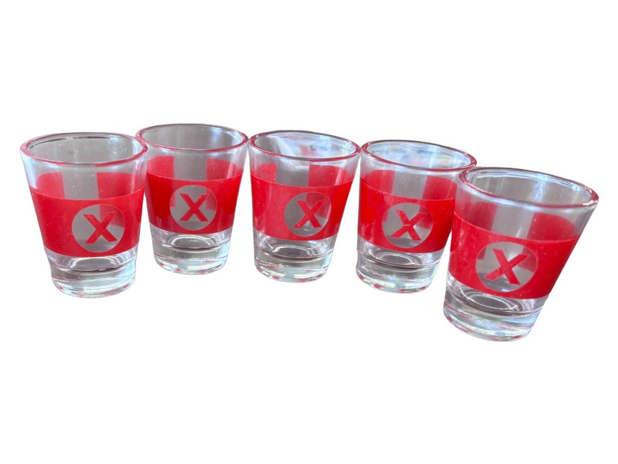 Tic Tac Toe Adult Shot Game Mirrored Playing Board and Custom Shots by Spencers