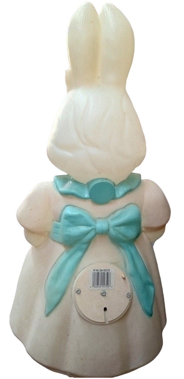 Easter Bunny Carolina Enterprises Blowmold Vintage Collectible Festive UL Listed
