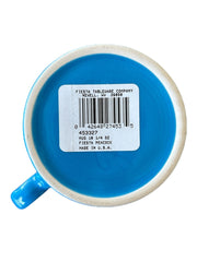 Fiesta - Peacock Blue Ring Handled Mug Coffee Cup Ceramic Homer Laughlin Drink