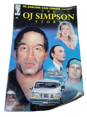 He Said She Said Comics OJ Simpson Story Vintage Collectible Historical