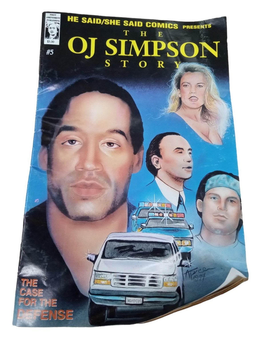 He Said She Said Comics OJ Simpson Story Vintage Collectible Historical