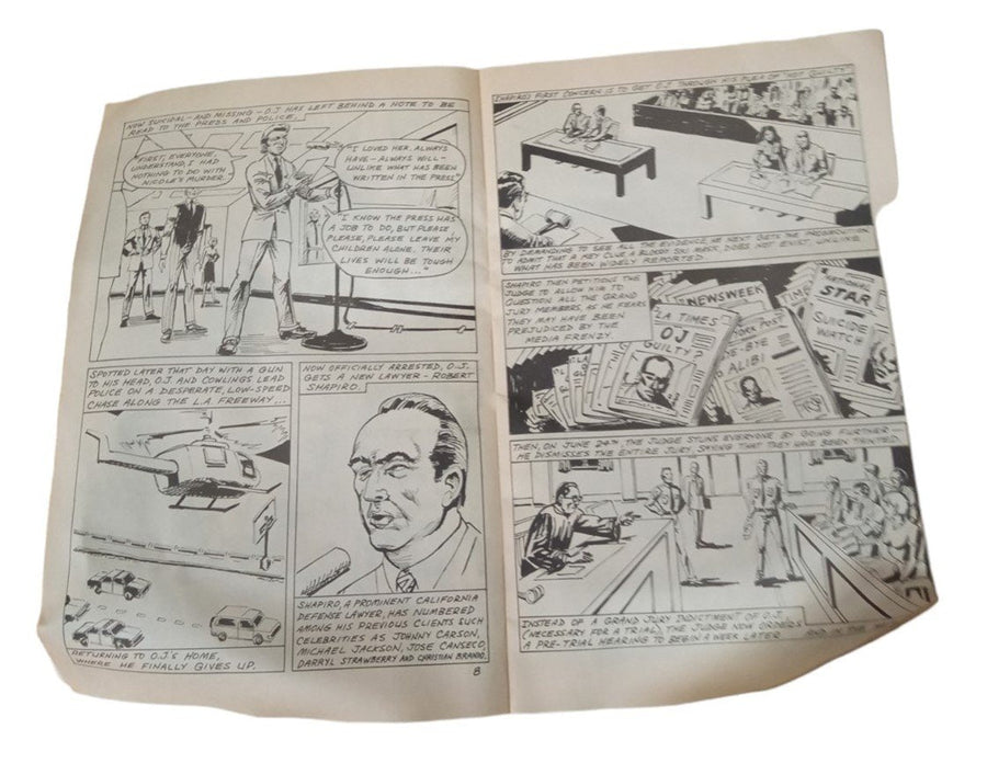 He Said She Said Comics OJ Simpson Story Vintage Collectible Historical