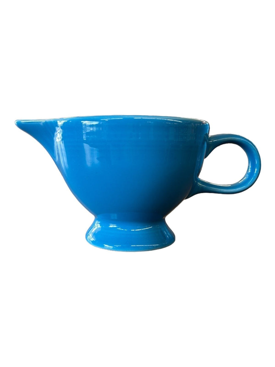 Fiesta - Peacock Blue Individual Creamer Homer Laughlin Ceramic Tea Set Sugar