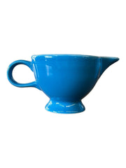 Fiesta - Peacock Blue Individual Creamer Homer Laughlin Ceramic Tea Set Sugar