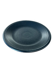 Fiesta - Foundry Black Salad Plate Ceramic Dish Homer Laughlin Dinner Kitchen