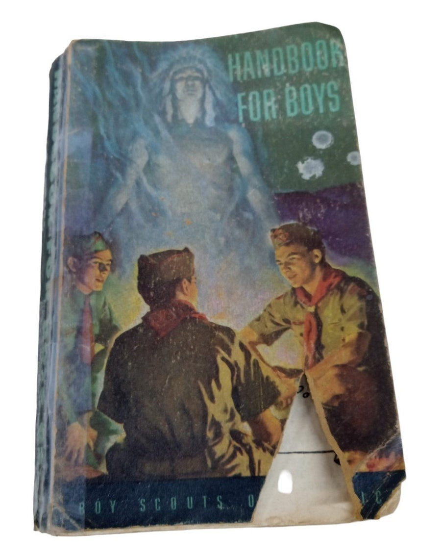 Boy Scouts Handbook For Boys 1951 Vintage Collectible Nostalgic Outdoor Utility